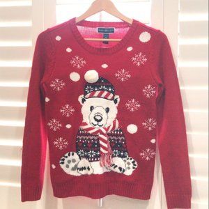 Red Christmas Polar Bear sweater